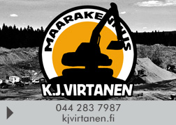 K. J. Virtanen maanrakennus logo
